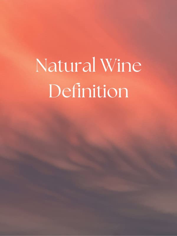 natural wine definition