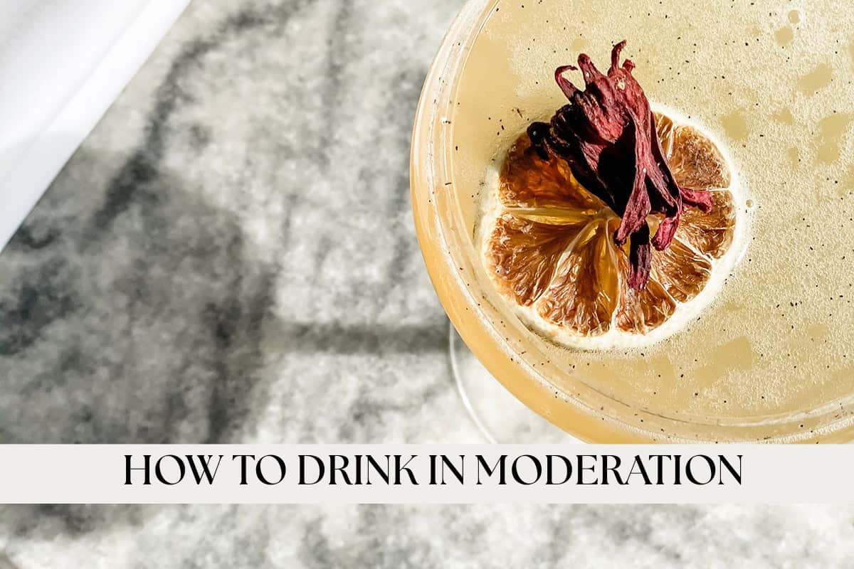 how to drink alcohol in moderation